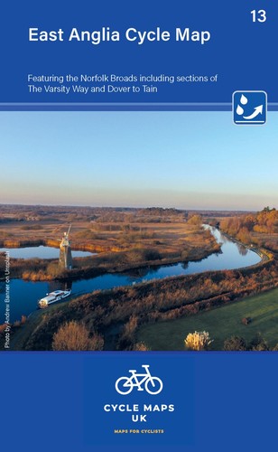 East anglia cycle map by - anglia,