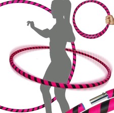 Foldable Hula Hoop 100cm Pink