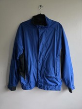 Footjoy DryJoys Coat RainJacket Large Mens Blue Black Golf Waterproof Has Mark 