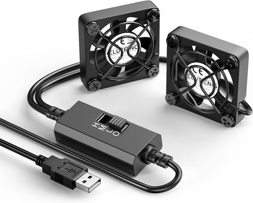 Eluteng dual 40mm usb fan - eluteng,