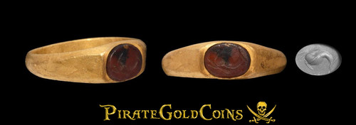 Roman gold ring - gold,
