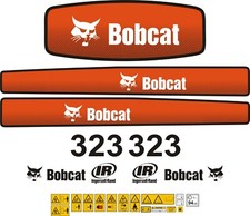 Bobcat 323 Mini Digger Decal