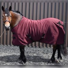 Whitaker Bilbao Bonded Fleece Rug in Burgundy - RRP £50 - CLEARANCE & FREE SHIP!