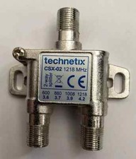 Technetix CSX-02 2-way Splitter 1218MHz  - Satellite TV Virgin Sky TV Freeview