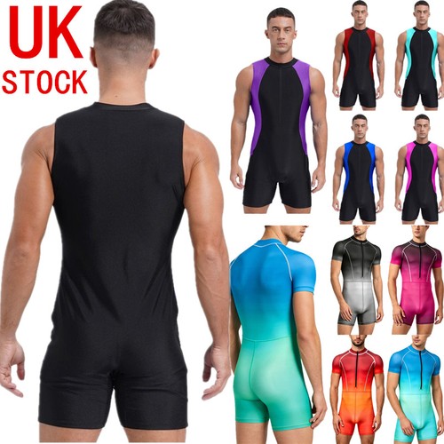 Men one piece swimsuit - uk,