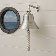 Wall Mounted Chrome Bell