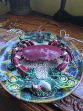 Majolica Crab Plate Mendes