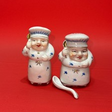 Antique Chef Mustard Pot