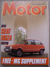 Motor (9 Nov 1985) Seat Ibiza