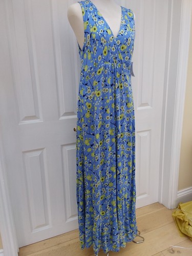 Amari blue jersey green - jersey, flower