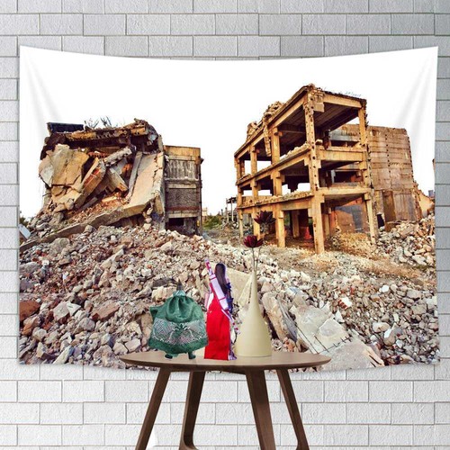 Militarily camps ruins war - ruins, of
