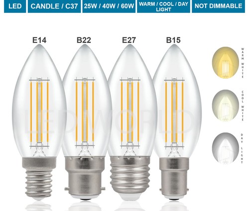 Led filament candle - filament, 25w