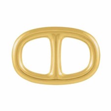 Buckle Style Gold Tone Scarf/Sarong Ring