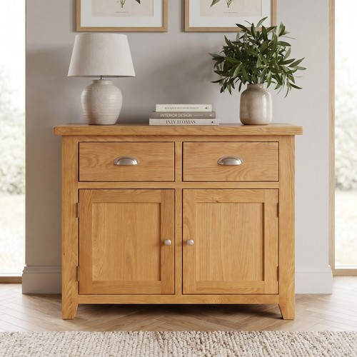 Cheshire oak sideboard medium - cheshire,