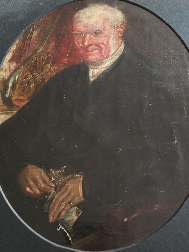 Antique male portrait oil on - portrait,