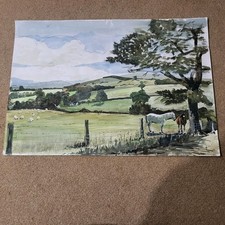 Vintage Original Watercolour