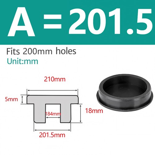 Silicone rubber round hole - round,
