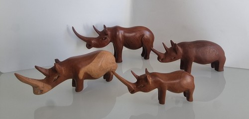 Vintage wooden carved african - vintage,