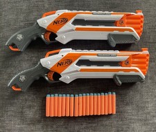 Nerf Roughcut 2x4, Pair Of Foam Dart Blaster, with 18 Darts
