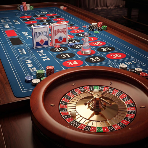 Roulette wheel set with - roulette,