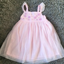 Girls Pink Formal Dress Age 5-6 Yrs