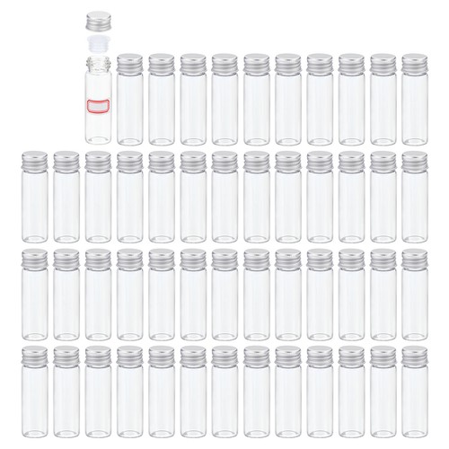 50pcs 15ml clear glass small - 50pcs,