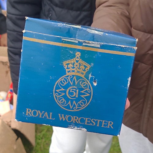 Royal worcester cup - royal, saucer