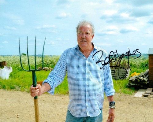 Jeremy clarkson signed 10x8 - jeremy,