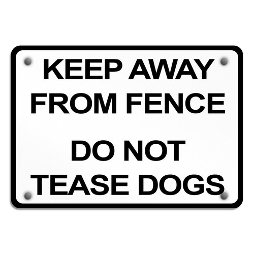 Aluminum horizontal metal sign - horizontal,