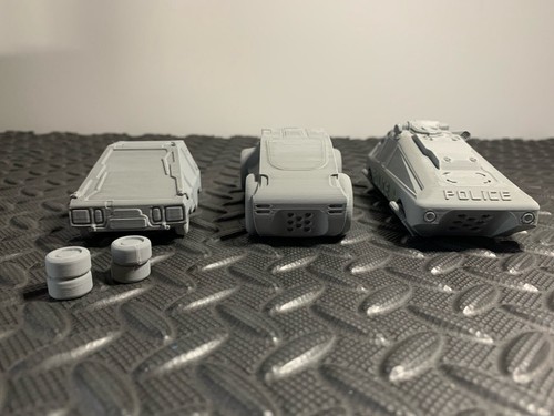 Grid city cars for - 3, sci-fi