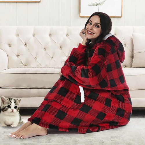 Fleece blanket hoodie - blanket,