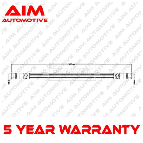 Brake hose rear inner - brake,