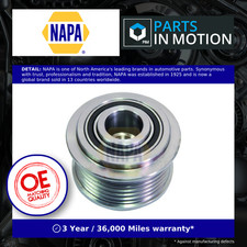 Overrunning Alternator Pulley fits MERCEDES C270 S203, W203 2.7D 00 to 07 Clutch