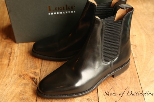 Loake shoemakers black leather - shoemakers,
