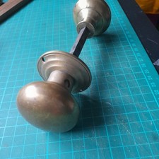 Pair Of Vintage Brass Door Knobs/Handles  pulls 