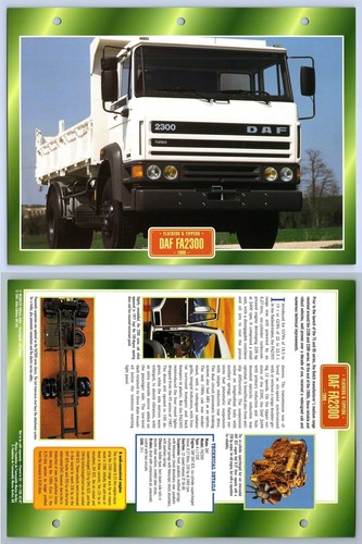 Daf fa2300 1988 flatbeds - fa2300,