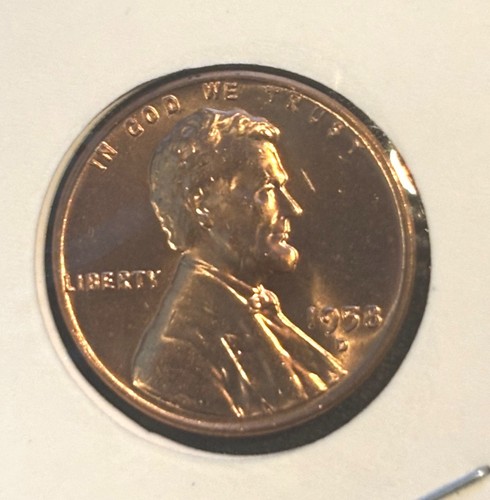 1958 lincoln wheat penny - lincoln, gem