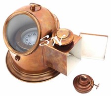 Nautical Antique Brass Ship