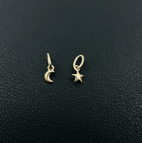 14k solid yellow gold - gold, tiny