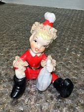 Vintage Pixie Elf Santa With