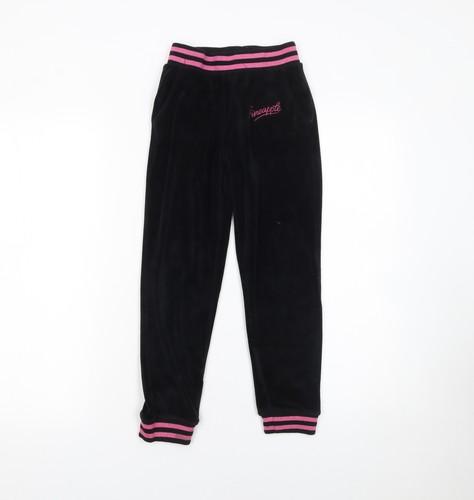 Pineapple girls black velour - pineapple,