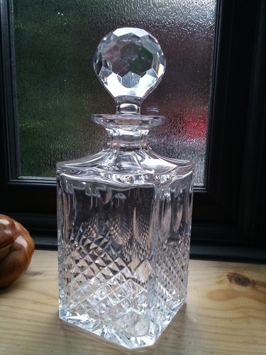 Crystal glass whiskey - , spirit