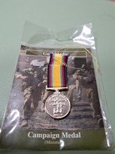 Miniature Gulf War Medal – 1990-1991 British Military Award - open