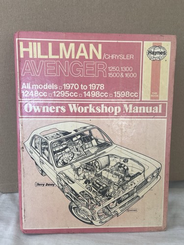Haynes manual hillman avenger - haynes,