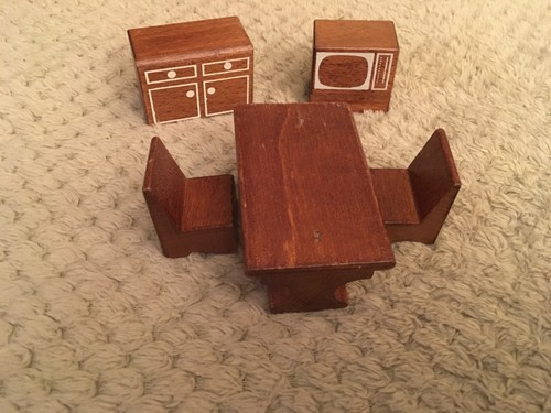 Vintage chunky wooden dolls - chunky,