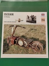 EXCELSIOR 100 WELBIKE 1944 Motorcycles Atlas Ed. 1999 free shipping