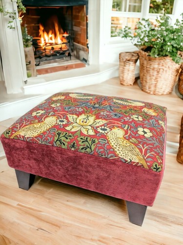 Footstool pouffe stool genuine - stool,