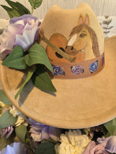 Cowboy Hat, Hand Painted