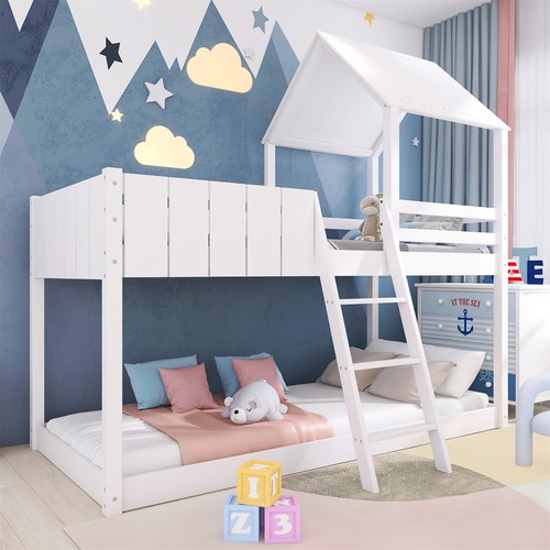 Wooden cabin beds kids - cabin,