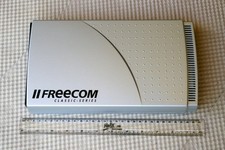 Freecom Classic Series DVD Rewriter, USB 2.0, with leads and power supply